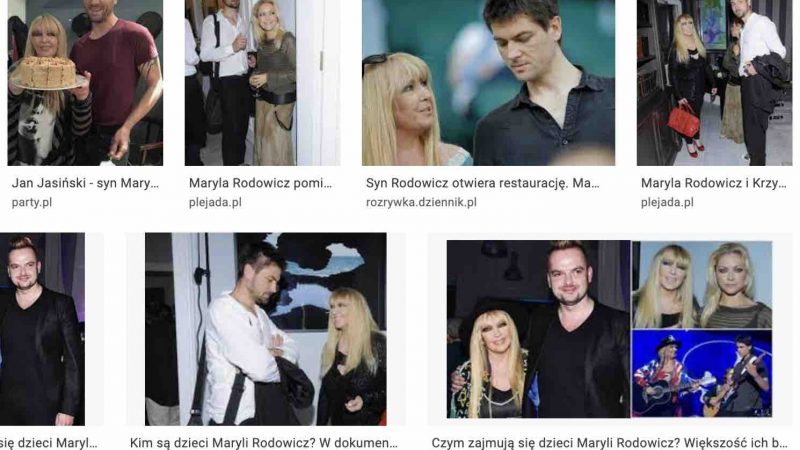 Jan Jasiński, syn Maryli Rodowicz – żona, dzieci, wiek, Wikipedia